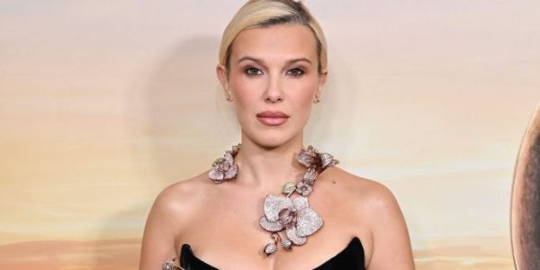 NEW YORK, NEW YORK - MARCH 11: Millie Bobby Brown attends the New York fan screening of Netflix Film The Electric State at The Paris Theatre on March 11, 2025 in New York City. (Photo by Roy Rochlin/Getty Images for Netflix)