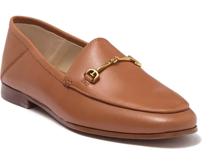 tan loafer