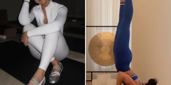 Dua Lipa Shows Off Flexibility During Pre-Show Prep