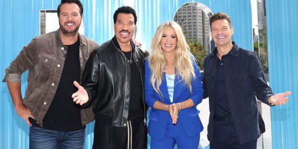 NEW YORK, NEW YORK - OCTOBER 02: (L-R) Luke Bryan, Lionel Richie, Carrie Underwood, and Ryan Seacrest pose for a photo during "American Idol" Season 8 Judges Photo Call on October 02, 2024 in New York City. (Photo by Mike Coppola/Getty Images)