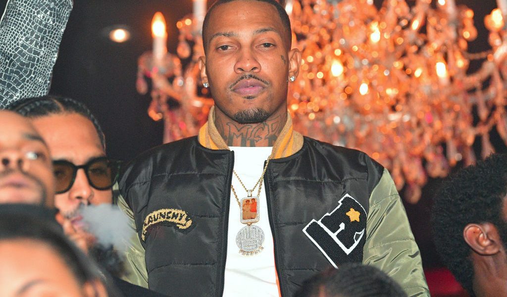 Rapper Trouble attends Jeezy Birthday Celebration All Black Affair