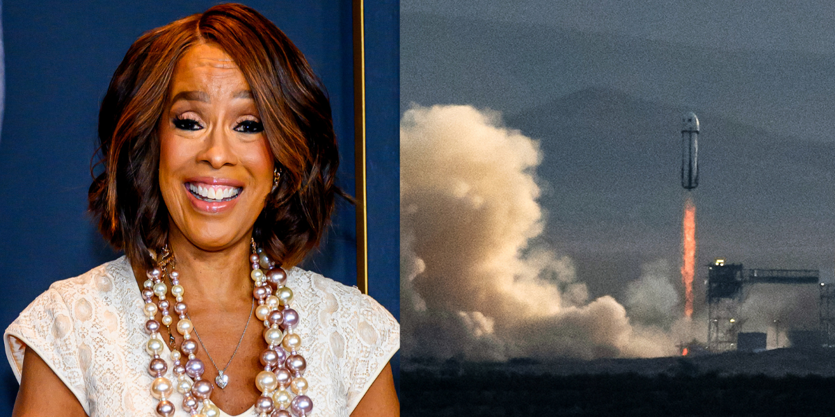 Gayle King Claps Back Criticism Blue Origin All-Female Space Mission Video Katy Perry