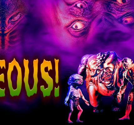 The latest Full Moon movie to get the black & white noir treatment is the Charles Band-directed creature feature Hideous