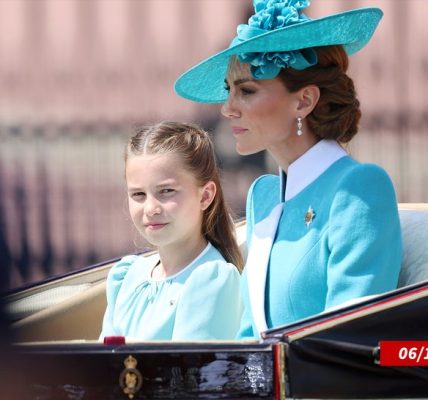 Kate Middleton & Daughter Charlotte Twin at Trooping the Color