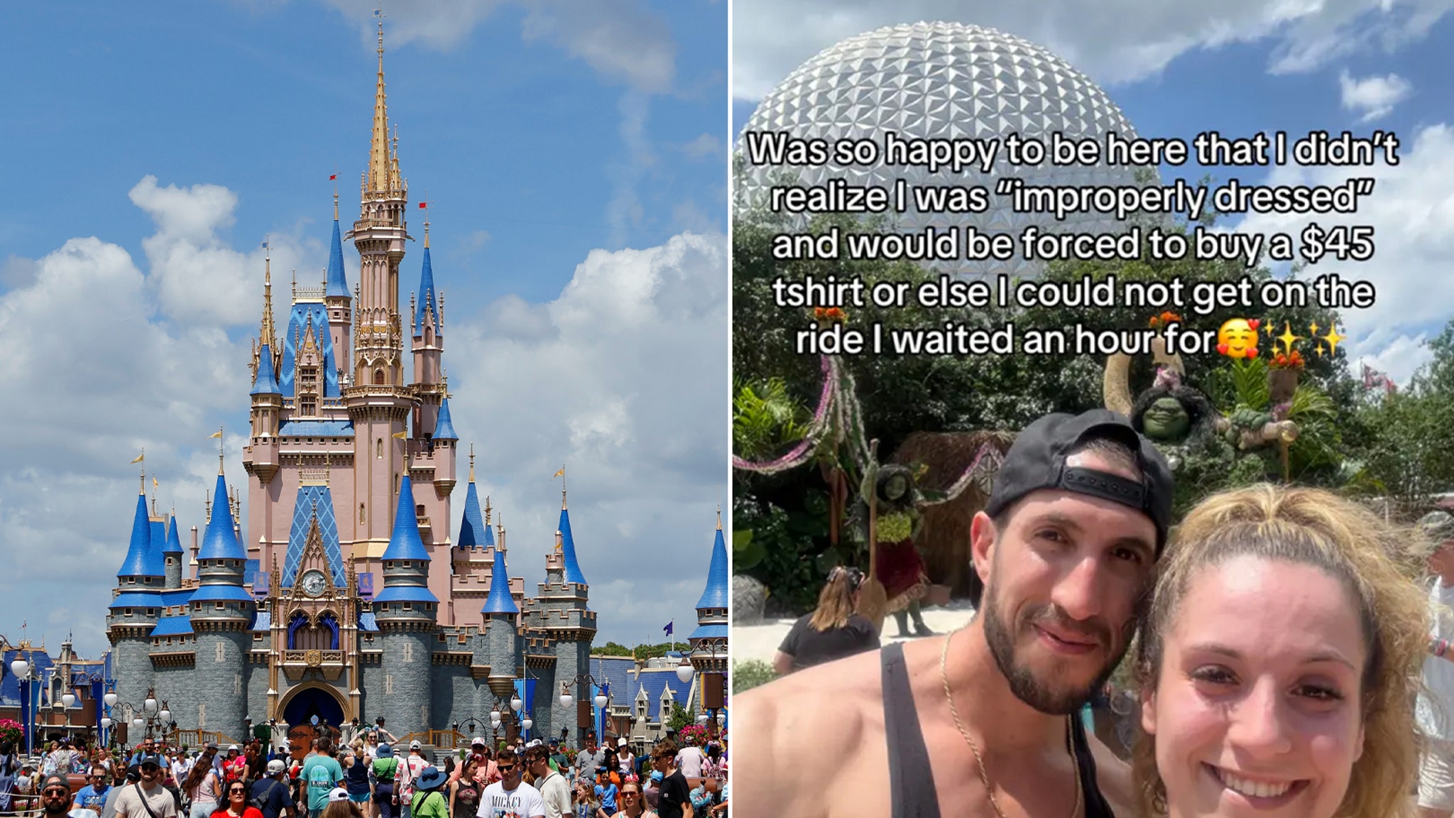 Lady Claims She Was Reprimanded By Disney World Worker for Inappropriate Outfit