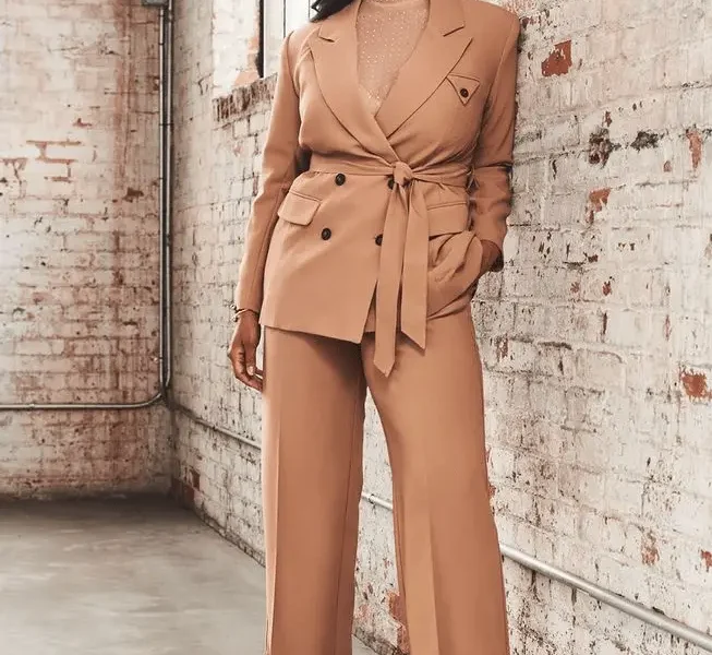 Plus Size Wide Leg Trouser