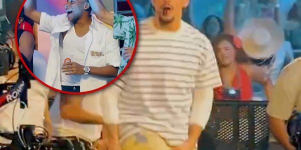 Kylian Mbappé Hits Dangerous Bunny Live performance, Events Onstage