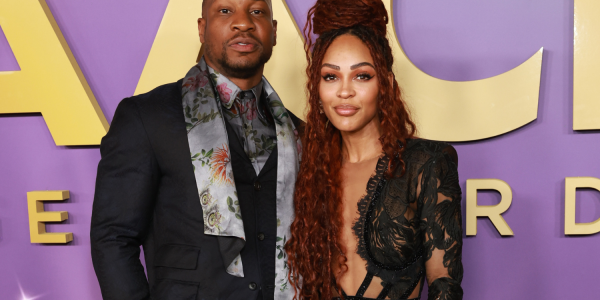 Whew! Meagan Good & Jonathan Majors Spark Reactions With Clip Addressing Pregnancy Rumors (WATCH)