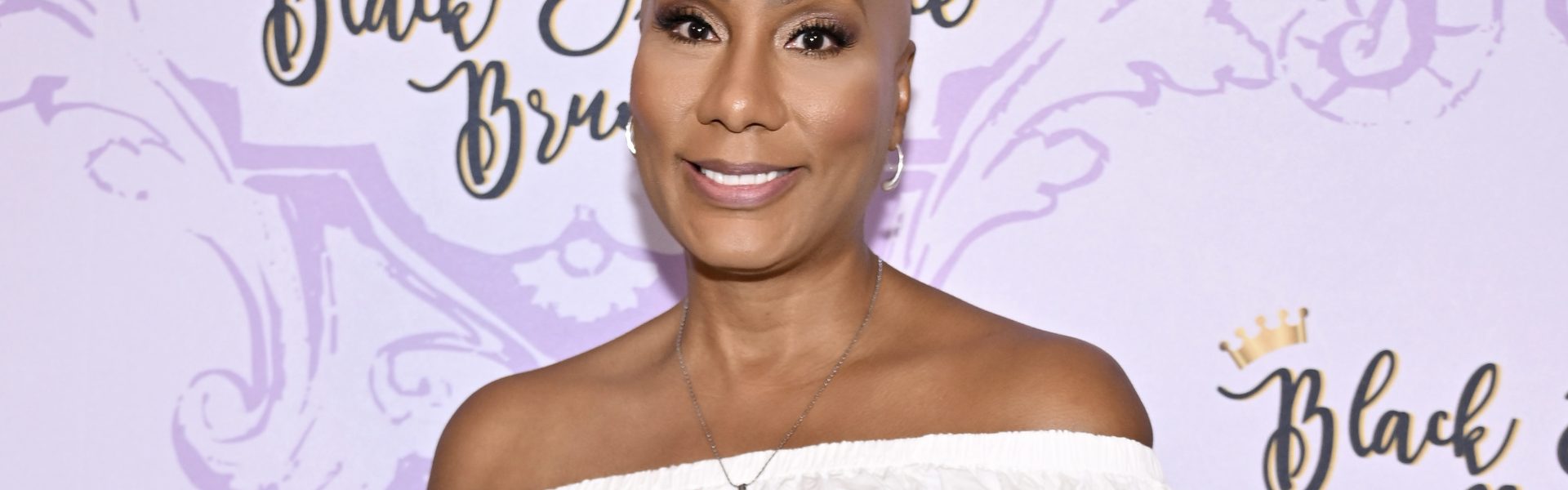 A Look! Towanda Braxton Dons Purple Wedding Dress To Marry Longtime Partner Sean Hall (VIDEOS)