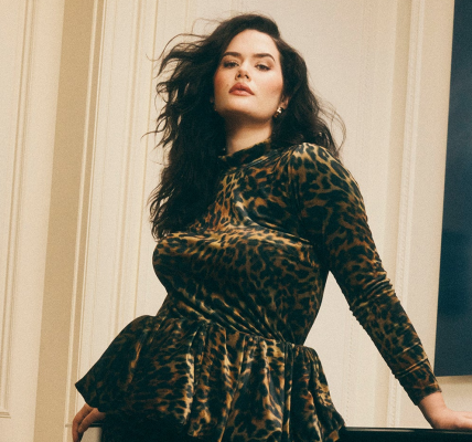 Leopard Velvet Bubble Peplum Skirt e1762537974567