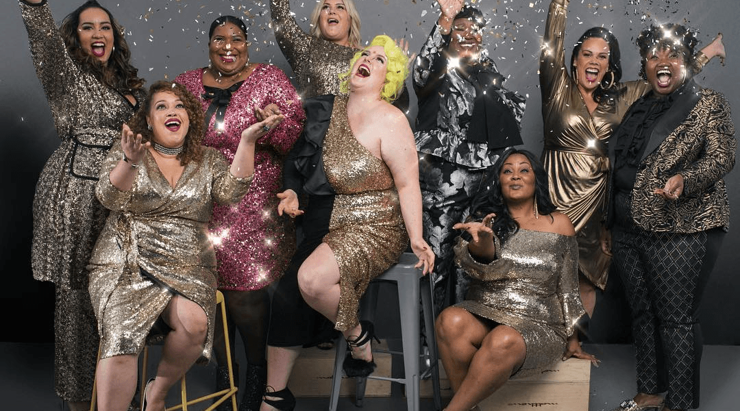 Marie Denee in the Eloquii campaign Plus Size community