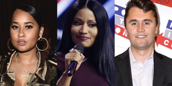 Screenshot Appears To Show Tammy Rivera Calling Nicki Minaj A Bootlicker As Clip Resurfaces Of Charlie Kirk Saying Rapper Isnt Good Role Model