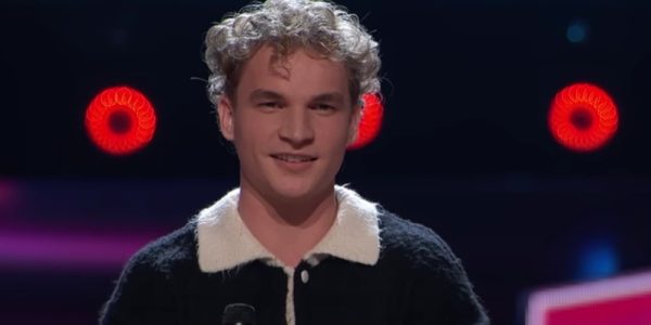 Aiden Ross performs on "The Voice"