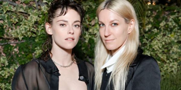 BEVERLY HILLS, CALIFORNIA - MARCH 09: (L-R) Kristen Stewart and Dylan Meyer attend the CHANEL and Charles Finch Annual Pre-Oscar Dinner at The Polo Lounge at The Beverly Hills Hotel on March 09, 2024 in Beverly Hills, California. (Photo by Stefanie Keenan/WireImage)