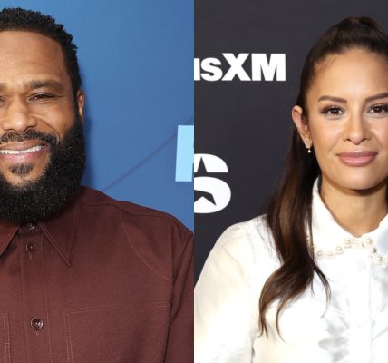 What Y'all Got Goin' On? Anthony Anderson & Rocsi Diaz Spotted Leaving Golden Globes After-Party As Reporters Ask If They're Dating (WATCH)