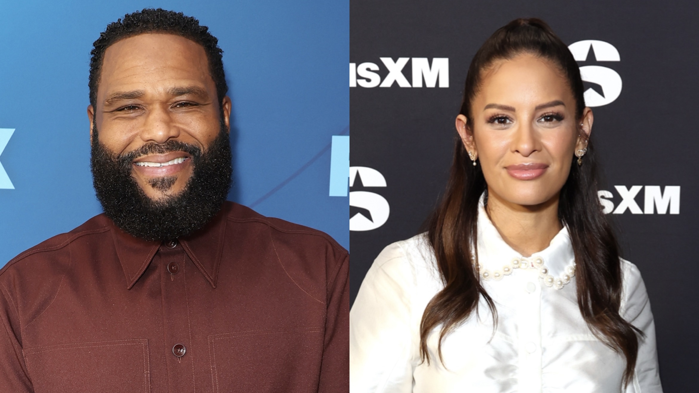 What Y'all Got Goin' On? Anthony Anderson & Rocsi Diaz Spotted Leaving Golden Globes After-Party As Reporters Ask If They're Dating (WATCH)