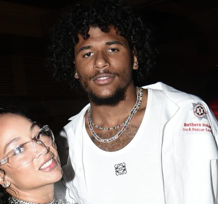 Family Affair! Draya Michele Steps Out Alongside Her Youngest Son & Daughter Lyght To Watch Jalen Green Drop Buckets (WATCH)