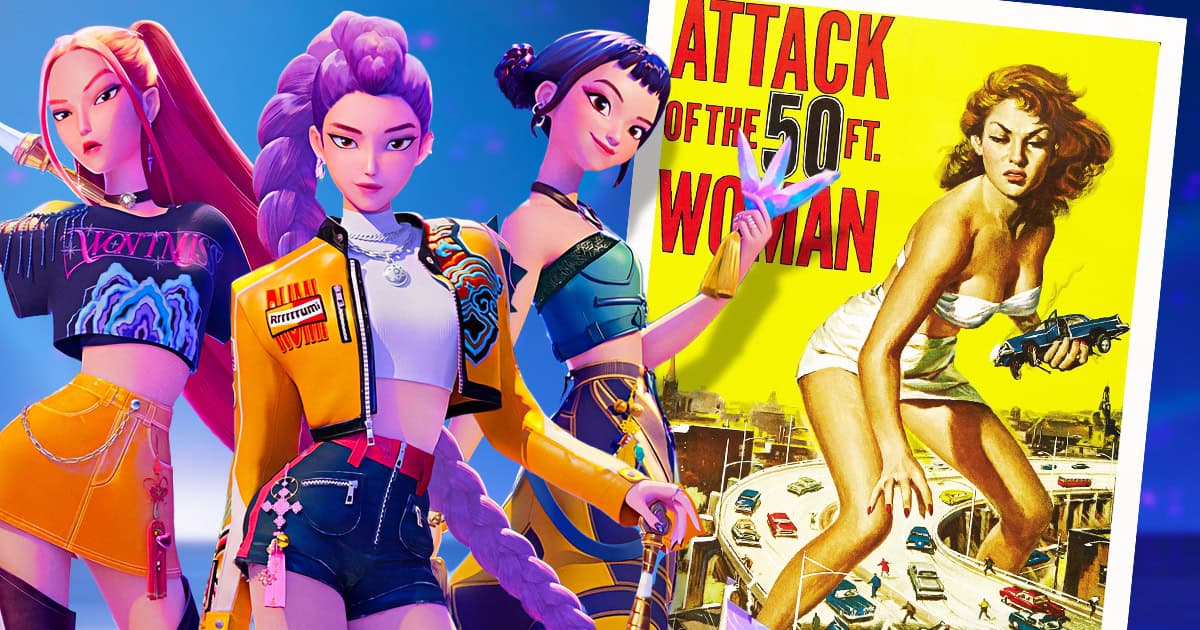 Attack of the 50 Foot Woman, Tim Burton, KPop Demon Hunters, writers