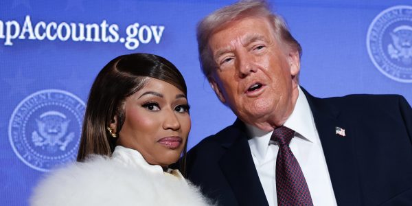 Whew! Social Media Is Goin' OFF After Nicki Minaj Called Herself Trump's "Number One Fan" & Held His Hand At Account Summit (WATCH)