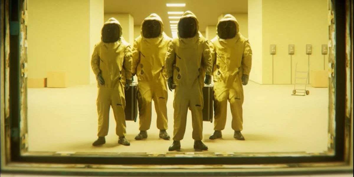 A teaser trailer has been released for the sci-fi horror film Backrooms, produced by A24, Atomic Monster, and 21 Laps