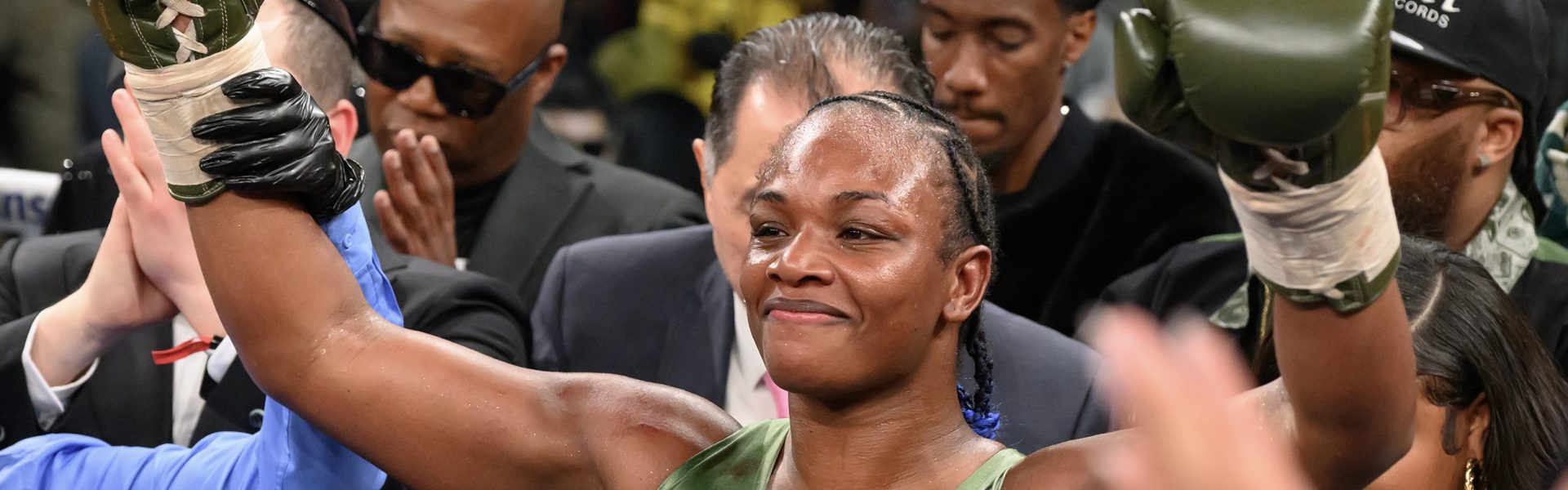 Victory Night! Claressa Shields & Papoose Hit The Club After She Defeated Franchón Crews-Dezurn & Retained Heavyweight Title