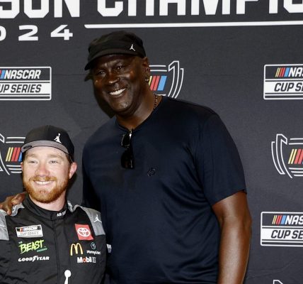 Michael Jordan Viral Interaction Tyler Reddick Son Beau Social Media Reactions