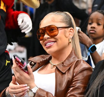 Latto Flexes Her Maternity Style Courtside With Sister Brooklyn Nikole At Atlanta Hawks Game