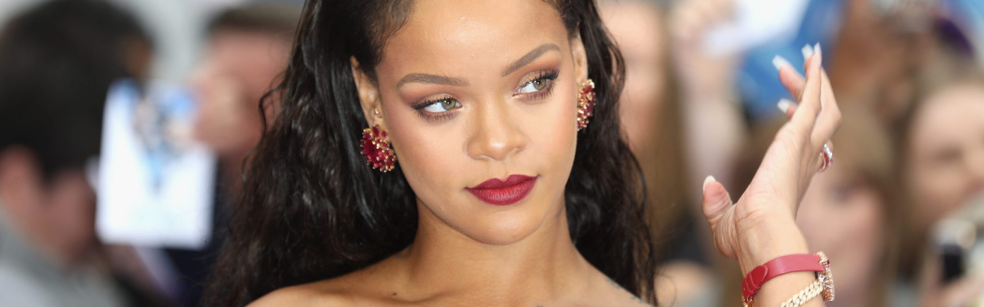 Rihanna attends the "Valerian And The City Of A Thousand Planets" European Premiere at Cineworld Leicester Square on July 24, 2017 in London, England.