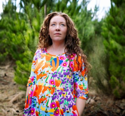 Ren Dress in the Bloomcore print by FOKE