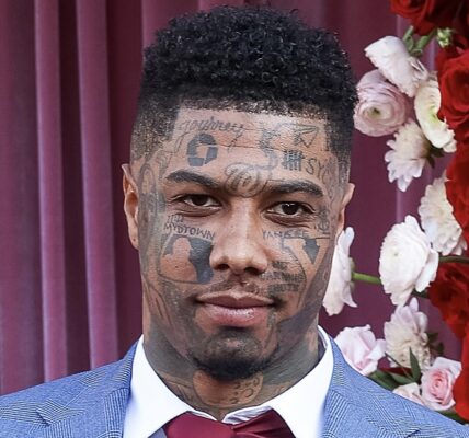Hol' On! Blueface Stepped Out Wearing A Suit & Social Media Users Can't Stop Talkin' About One Thing (PHOTOS)