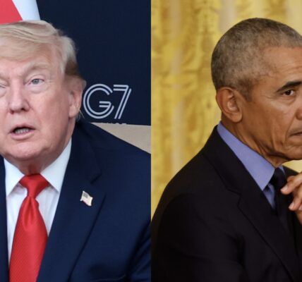 Whew, Chile! Donald Trump Sparks STRONG Reactions After Sharing Side-By-Side Throwback Photos Of Himself & Barack Obama