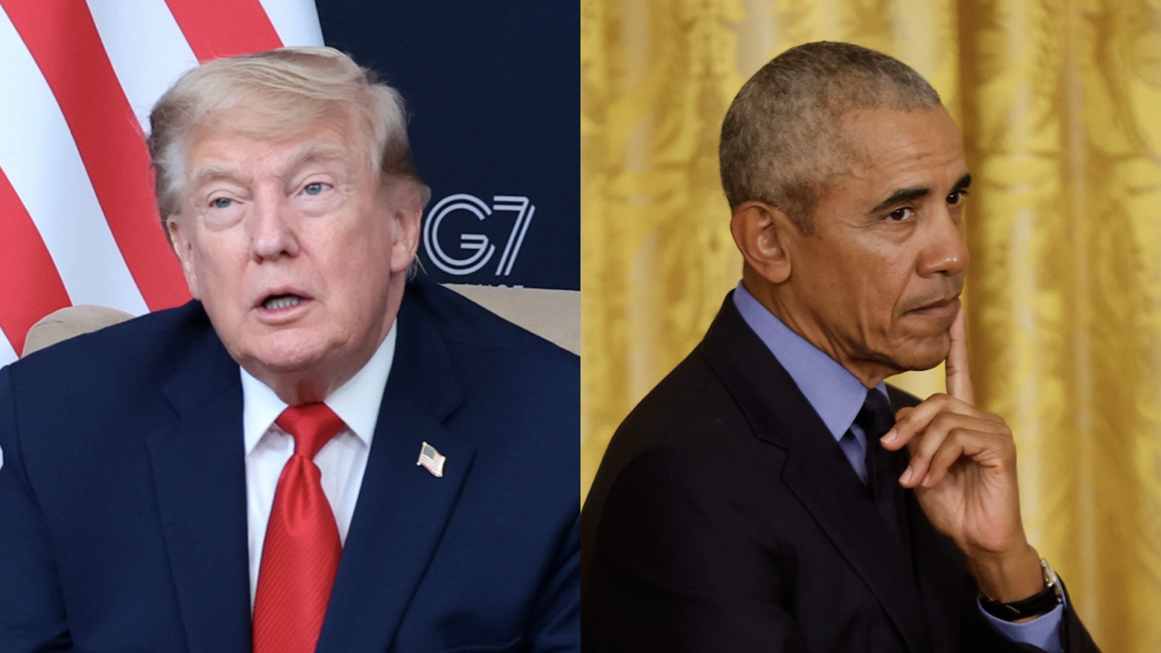 Whew, Chile! Donald Trump Sparks STRONG Reactions After Sharing Side-By-Side Throwback Photos Of Himself & Barack Obama