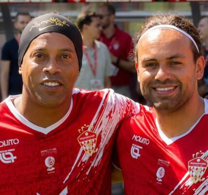 MR THANK YOU AND RONALDINHO WIN CHARITY FOOTBALL MATCH IN MONACO ALONGSIDE GLOBAL STARS