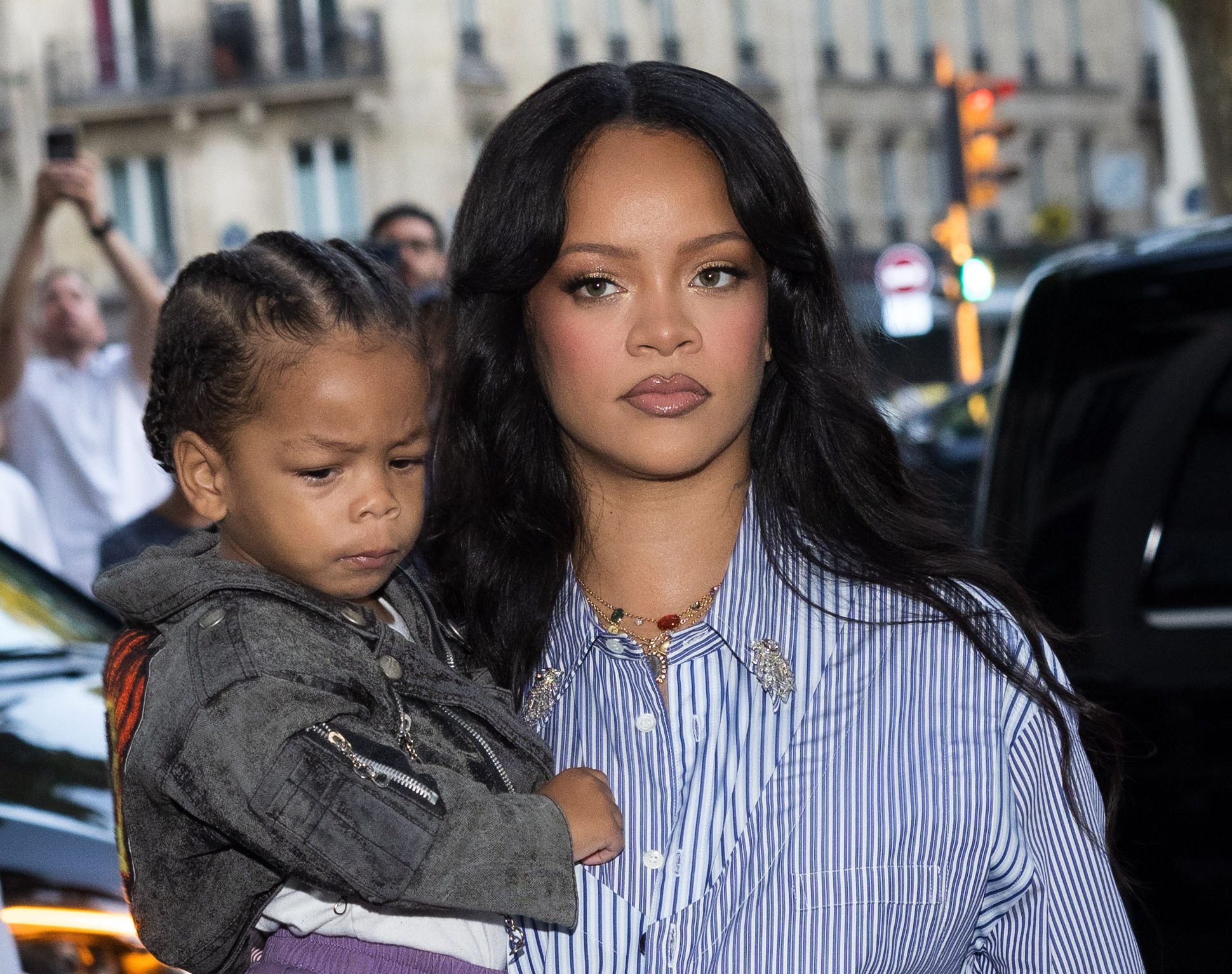 Rihanna & Riot Rose Pop Out At A$AP Rocky's Los Angeles Concert After He Addresses Ongoing Backlash