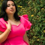 Pink Peplum top