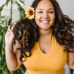 Mustard dress