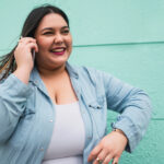 young plus size woman