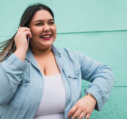 young plus size woman