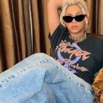 Beyonce's Luar Micro Minidress Playfully Rides Up Her Thighs