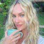 Candice Swanepoel Shows Off Curves in a Sheer Thong