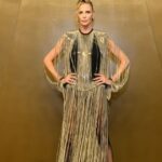 See-Through Louis Vuitton Chain Dress Worn by Charlize Theron