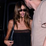 Kaia Gerber's Micro Minidress Suspended by Two Strings