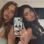 Kylie Jenner's BFF Shows Off Toned Body in Plunging Bra