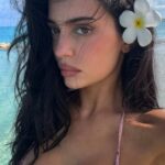 Nude Bra Look from Kylie Jenner Highlights Sculpted Abs