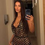 Roberto Cavalli Micro Minidress by Maya Jama Turns See-Through