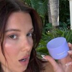 See-Through Pants by Millie Bobby Brown Dazzle with Lacy Cami