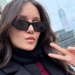 Nina Dobrev Wears Graphic Tee and Heels, Goes Pantless
