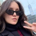 Plunging Dress by Nina Dobrev Features Daring Thigh-High Slit