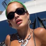 Rita Ora’s Tiny Silver Bikini Stuns in Sun-Kissed Photo