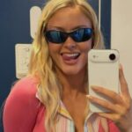 Floral Bikini Top & Mini Skirt Combo by Zara Larsson Impresses